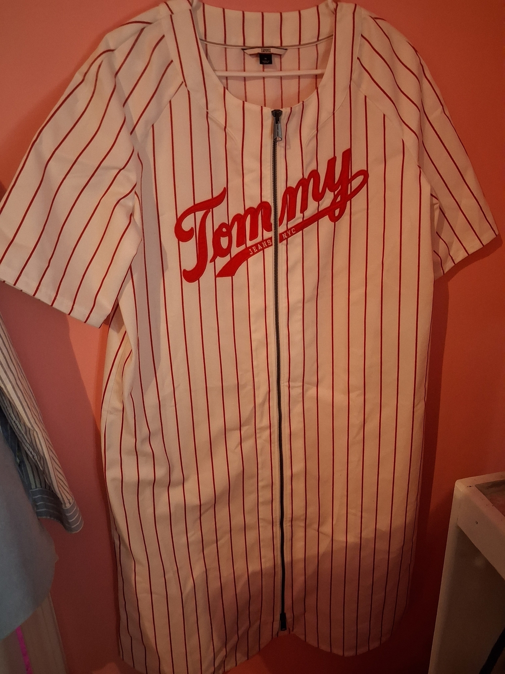 Tommy Jeans Baseball Midi Dress.